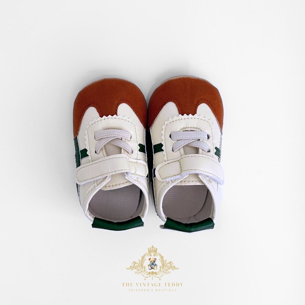 NWT Cute Baby's 1st Sneakers Children's Shoes for Infants Baby Shoes Green 3 - Picture 3 of 4